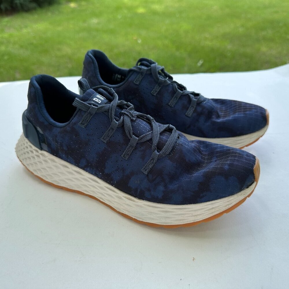 NOBULL Shoes Men’s 5.5 Women's 7 Ripstop Runner Blue Camo Gym Running Shoes